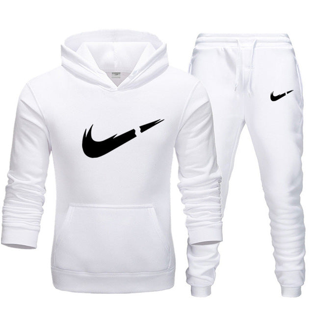 2019 New Fashion Men Hoodies Suits Brand Tracksuit Men/Women Sweatshirts+Sweatpants Autumn Winter Fleece Hooded Pullover