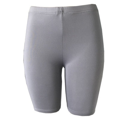 2019 New Women Ladies Fashion Casual Comfy Cycling Solid High Waist Shorts Dancing Gym Biker Active Sports Shorts G0711