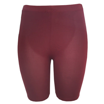 2019 New Women Ladies Fashion Casual Comfy Cycling Solid High Waist Shorts Dancing Gym Biker Active Sports Shorts G0711