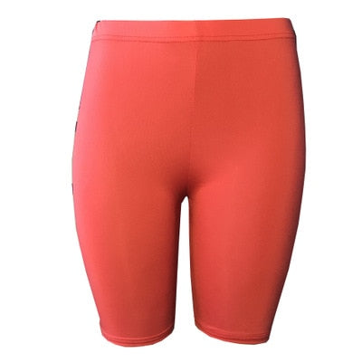 2019 New Women Ladies Fashion Casual Comfy Cycling Solid High Waist Shorts Dancing Gym Biker Active Sports Shorts G0711