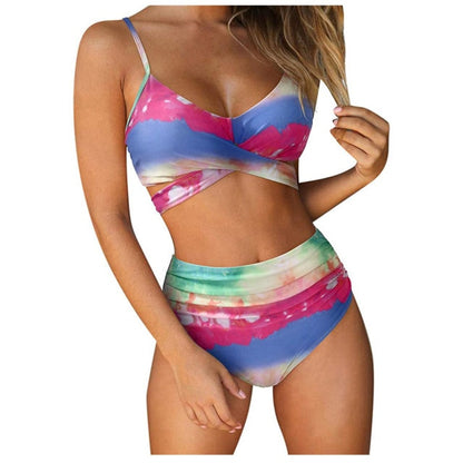 2021 New 2 Piece Bikini Tanga Set Woman Swimwear Sexy Bikinis Women Bathing Suits Push-up Beach Swimsuit Brazilian Swimming Suit