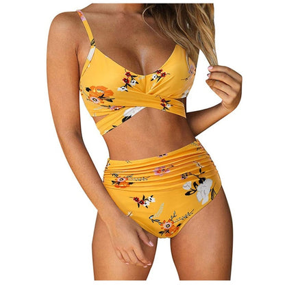 2021 New 2 Piece Bikini Tanga Set Woman Swimwear Sexy Bikinis Women Bathing Suits Push-up Beach Swimsuit Brazilian Swimming Suit