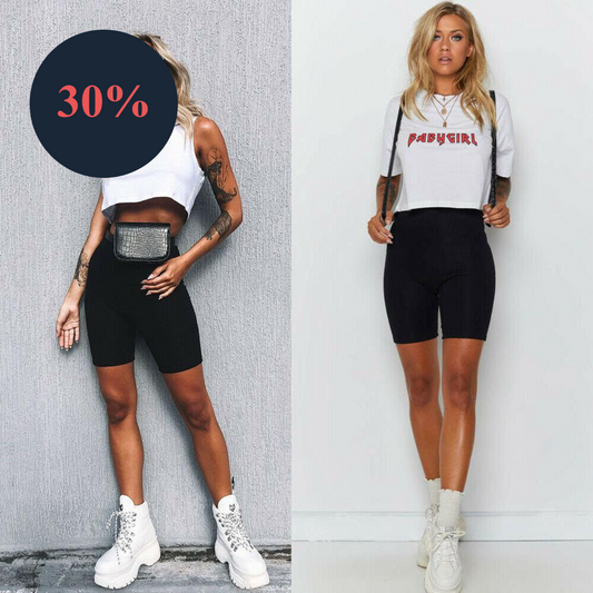 2019 New Women Ladies Fashion Casual Comfy Cycling Solid High Waist Shorts Dancing Gym Biker Active Sports Shorts G0711