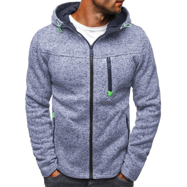 Adisputent 2019 Autumn winter  hip pop Hooded Casual Men's Sweatshirts Male Sportswear Big Size Jackets Zipper fashion hoodies