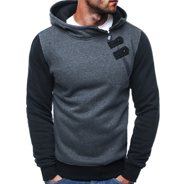 Adisputent 2019 Autumn winter  hip pop Hooded Casual Men's Sweatshirts Male Sportswear Big Size Jackets Zipper fashion hoodies