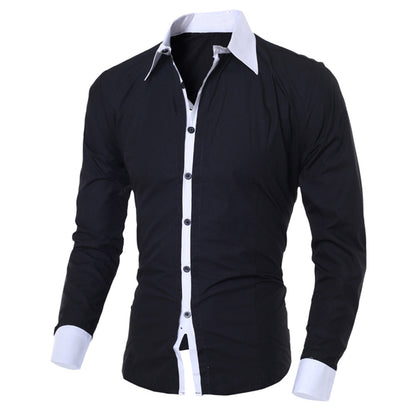 Fashion Men's Shirt Camisa blusa masculina Casual Slim Long-sleeved Shirt men Causal Male Blouse Top Streetwear Camisa masculina