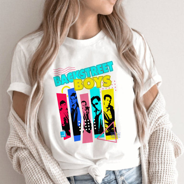 I Was Supposed To Marry A Backstreet Boy Summer Harajuku Graphic Crop Top Woman Fashion White Crop Top Women Camisetas Mujer