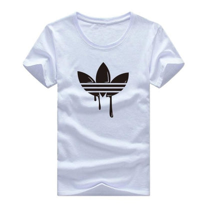 New Summer Cotton Funny T Shirts Short sleeves T-shirt Men Fashion Tide brand Print Red T shirt Men Tops Tees Men's T-shirt