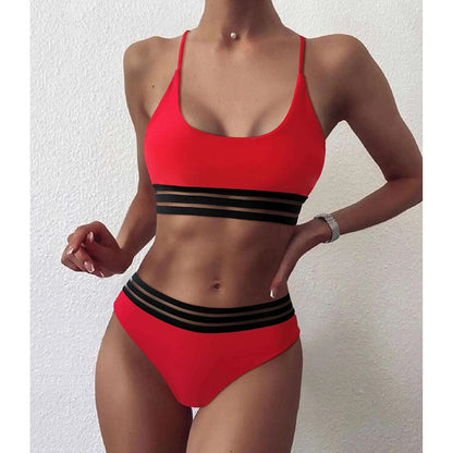 Sexy Swimsuit Women High Waist Bikini 2021 Swimming Wear for Bathing Suit Biquinis Summer Swimwear Women`s Bikinis Set Beachwear