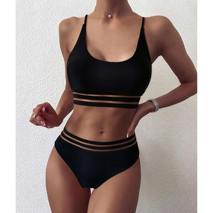 Sexy Swimsuit Women High Waist Bikini 2021 Swimming Wear for Bathing Suit Biquinis Summer Swimwear Women`s Bikinis Set Beachwear