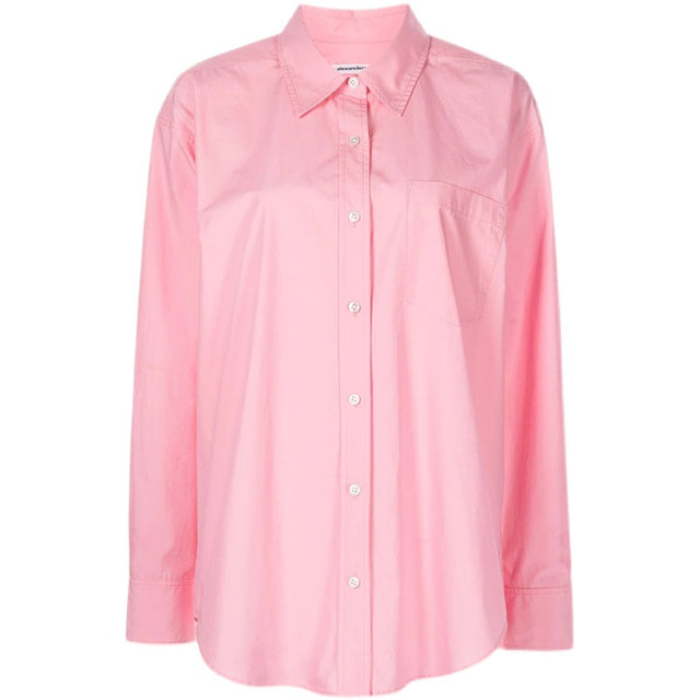 Summer new lapel single-breasted small pocket long-sleeved shirt shorts suit big-name women&#39;s simple embroidered casual shorts