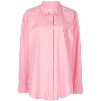 Summer new lapel single-breasted small pocket long-sleeved shirt shorts suit big-name women&#39;s simple embroidered casual shorts