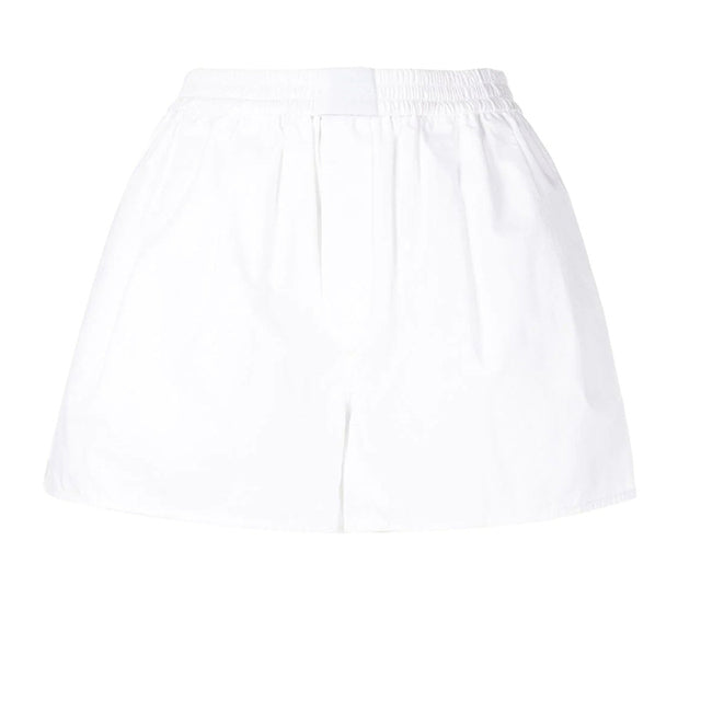 Summer new lapel single-breasted small pocket long-sleeved shirt shorts suit big-name women&#39;s simple embroidered casual shorts