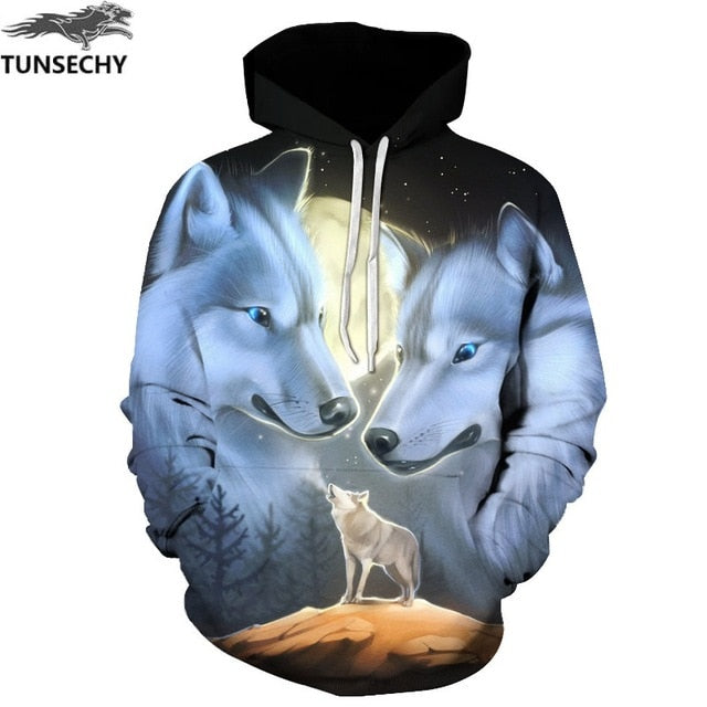 TUNSECHY Hot Fashion Men/Women 3D Sweatshirts Print Milk Space Galaxy Hooded Hoodies Unisex Tops Wholesale and retail