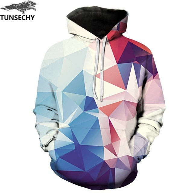 TUNSECHY Hot Fashion Men/Women 3D Sweatshirts Print Milk Space Galaxy Hooded Hoodies Unisex Tops Wholesale and retail